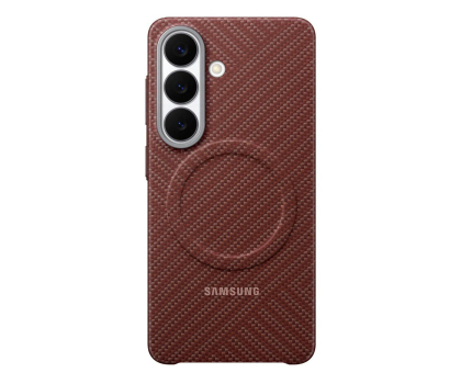 Etui do telefonów SAMSUNG Etui Carbon Magnet do Galaxy S26 czerwone